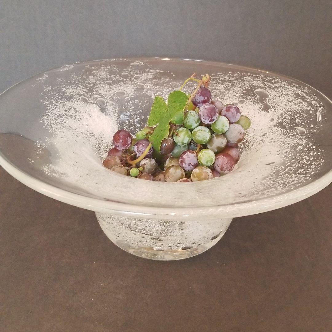 泡あわガラス　帽子型果物ボール