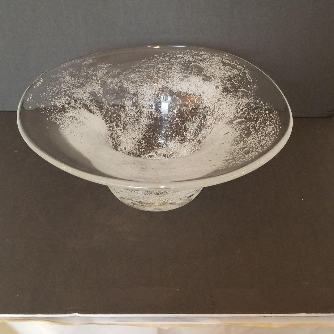 泡あわガラス　帽子型果物ボール