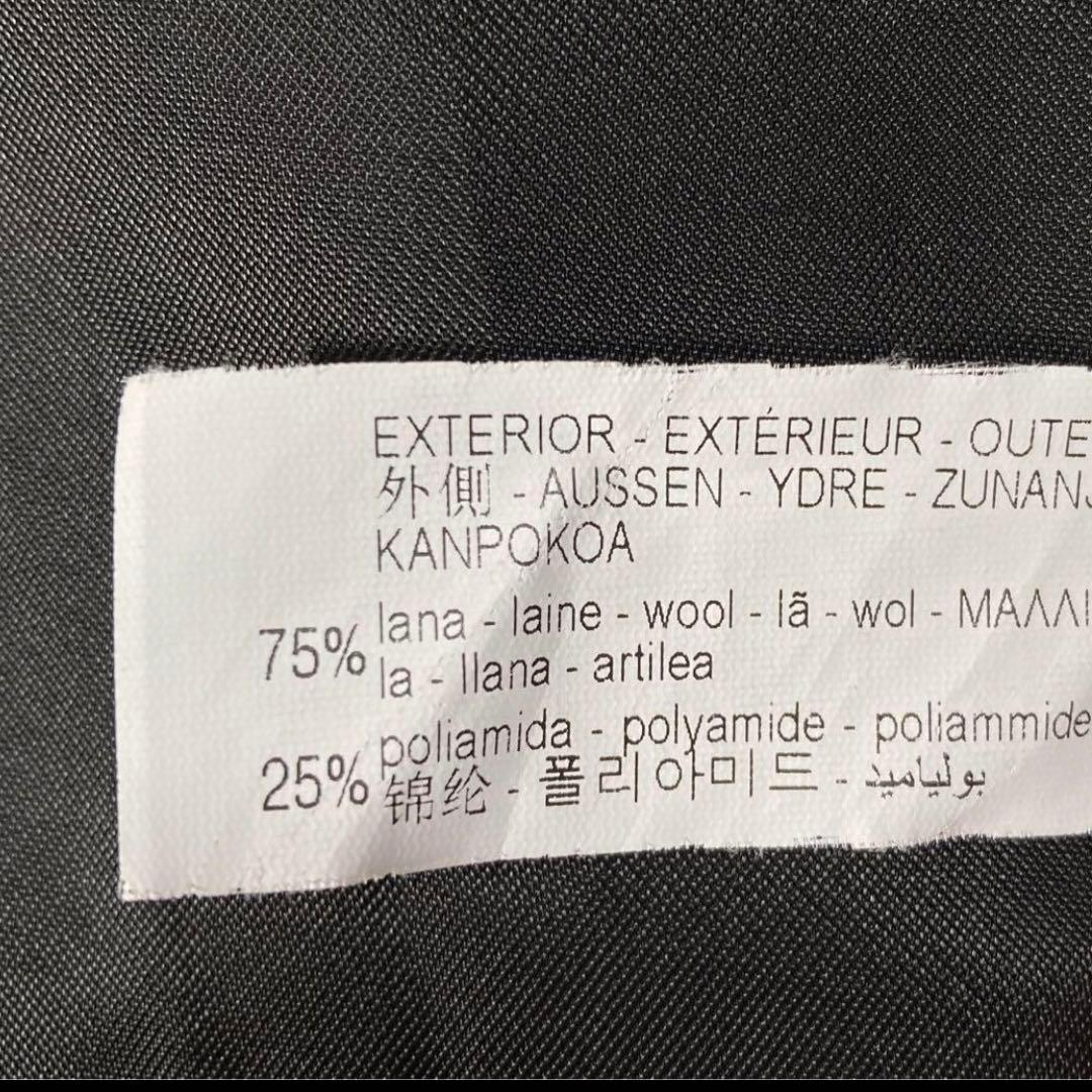 ZARA ザラ ベルテッドロングコート ブラック XL MANTECO