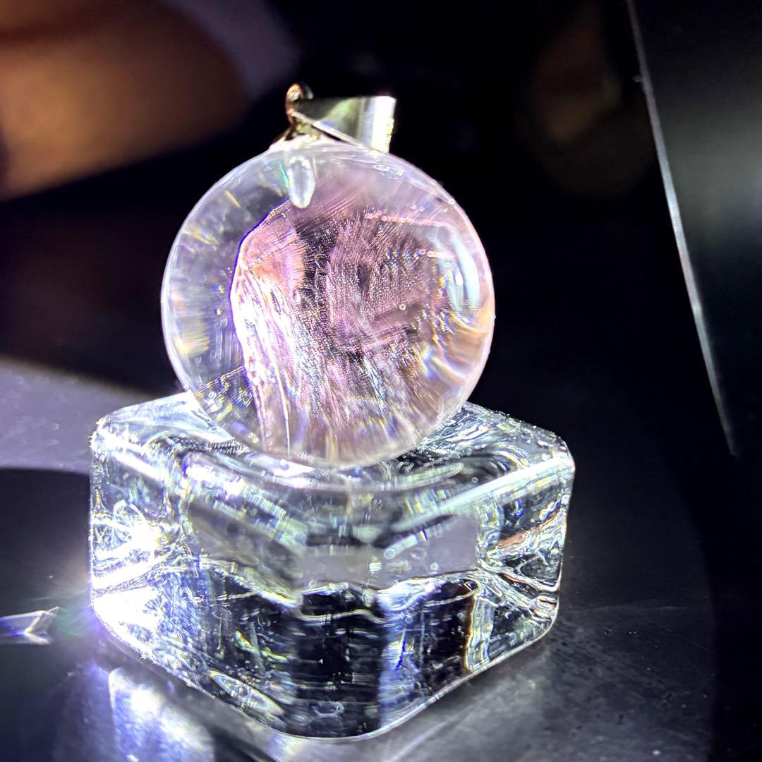 レッドエンジェルラダー ペンダントトップ 天然石