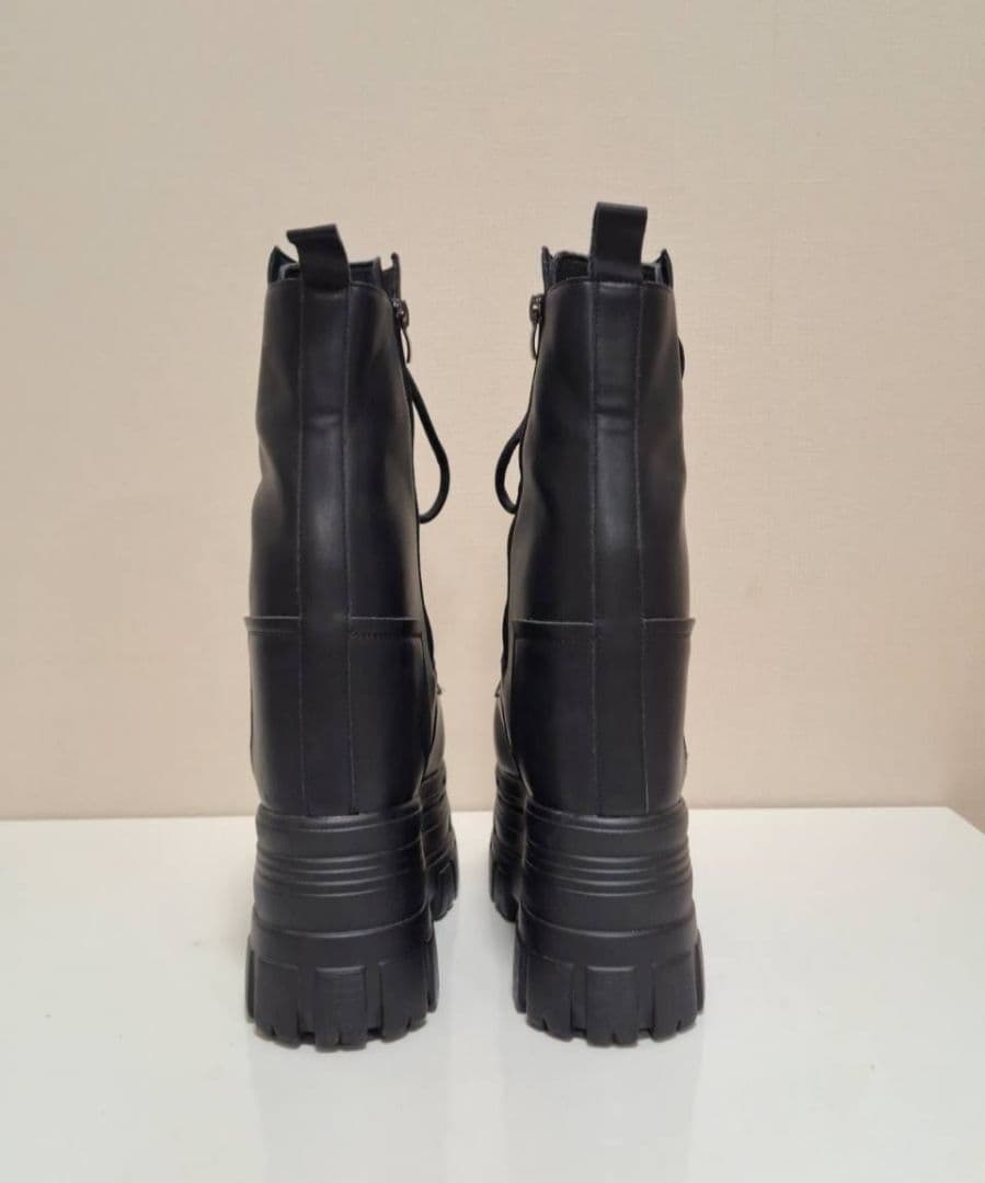 22cmup シークレットシューズ 厚底 ブーツ