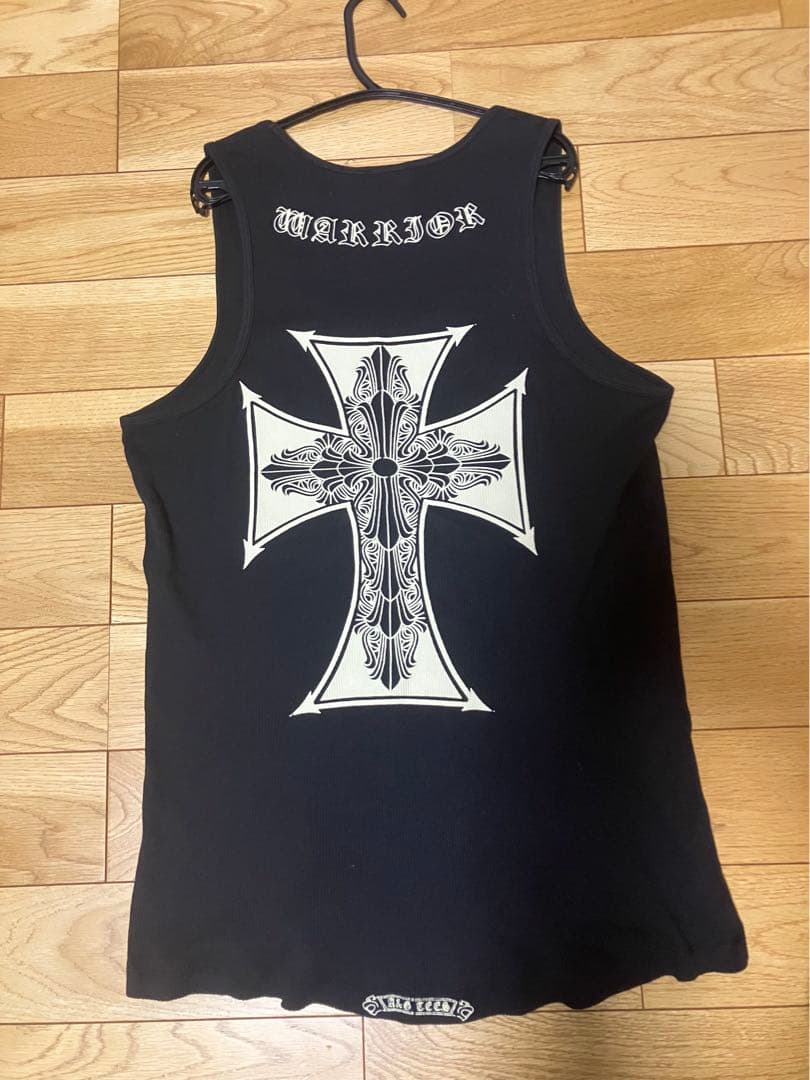 A&G クロムハーツ　正規品　USA製十字架デザイン　タンクトップ　y2k