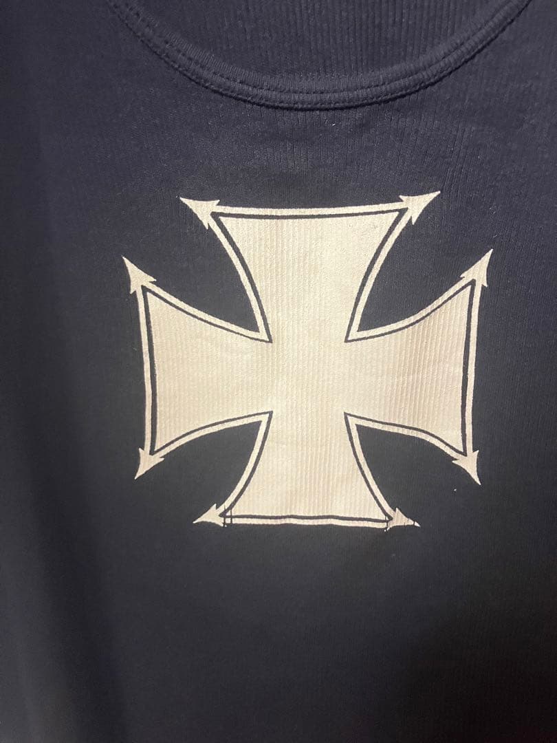 A&G クロムハーツ　正規品　USA製十字架デザイン　タンクトップ　y2k