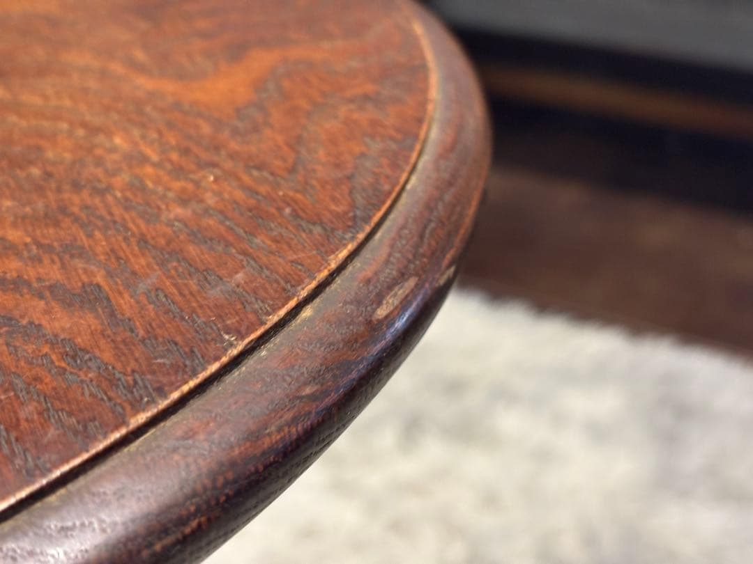 コーヒーテーブル サイドテーブル ナイトテーブル アンティーク 円卓 IG