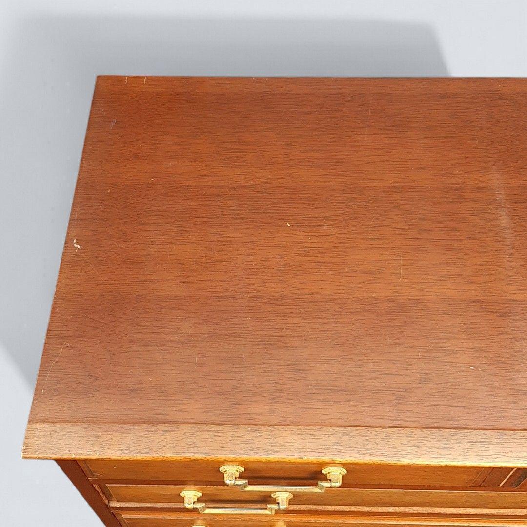 廃盤希少　マルニ木工 地中海 チェスト80 5段6杯 マホガニー maruni