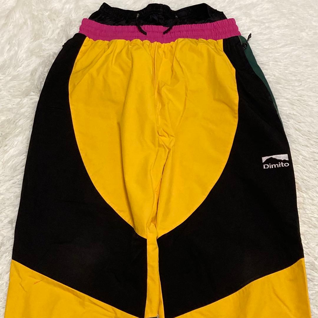 Dimito セットアップ 上下 スノーボード ウェア イエロー 韓国 XL