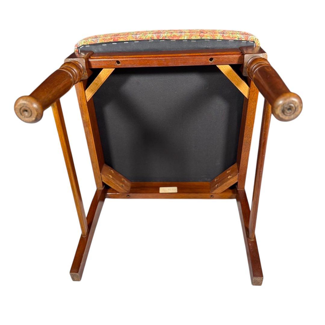 HR642 【希少デザイン】三越ブルージュ　 ダイニングチェア