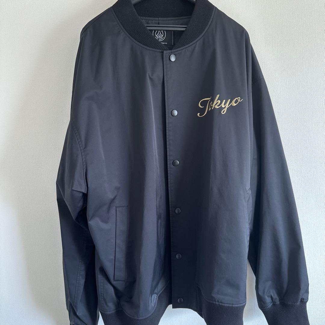 最終値下げPSG 東京刺繍 スタジアムジャケット ブラック
