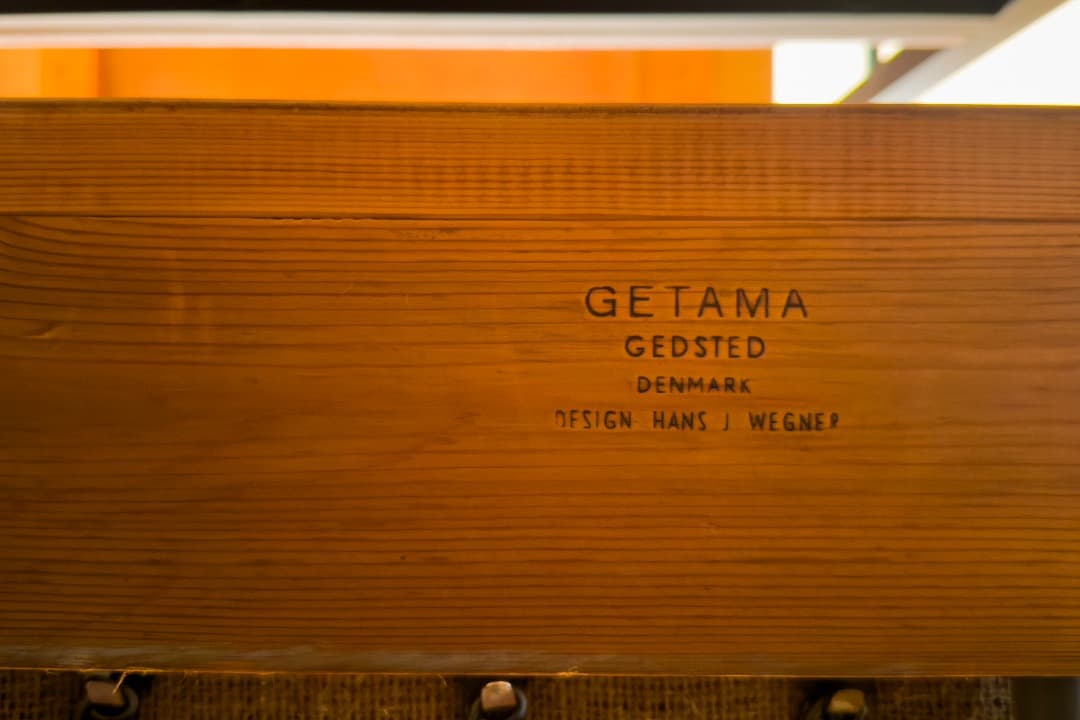 【超希少】Hans J Wegner GE258 デイベッド チーク 丸脚