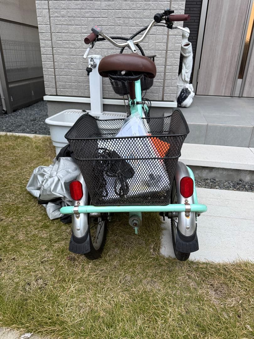 【大人・老人用】 三輪電動自転車ミムゴ グリーン アクティブプラス