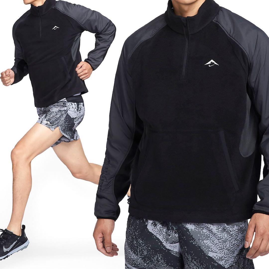 Nike TRAIL POLARTEC 1/4 ZIP FLC ランニングトップ