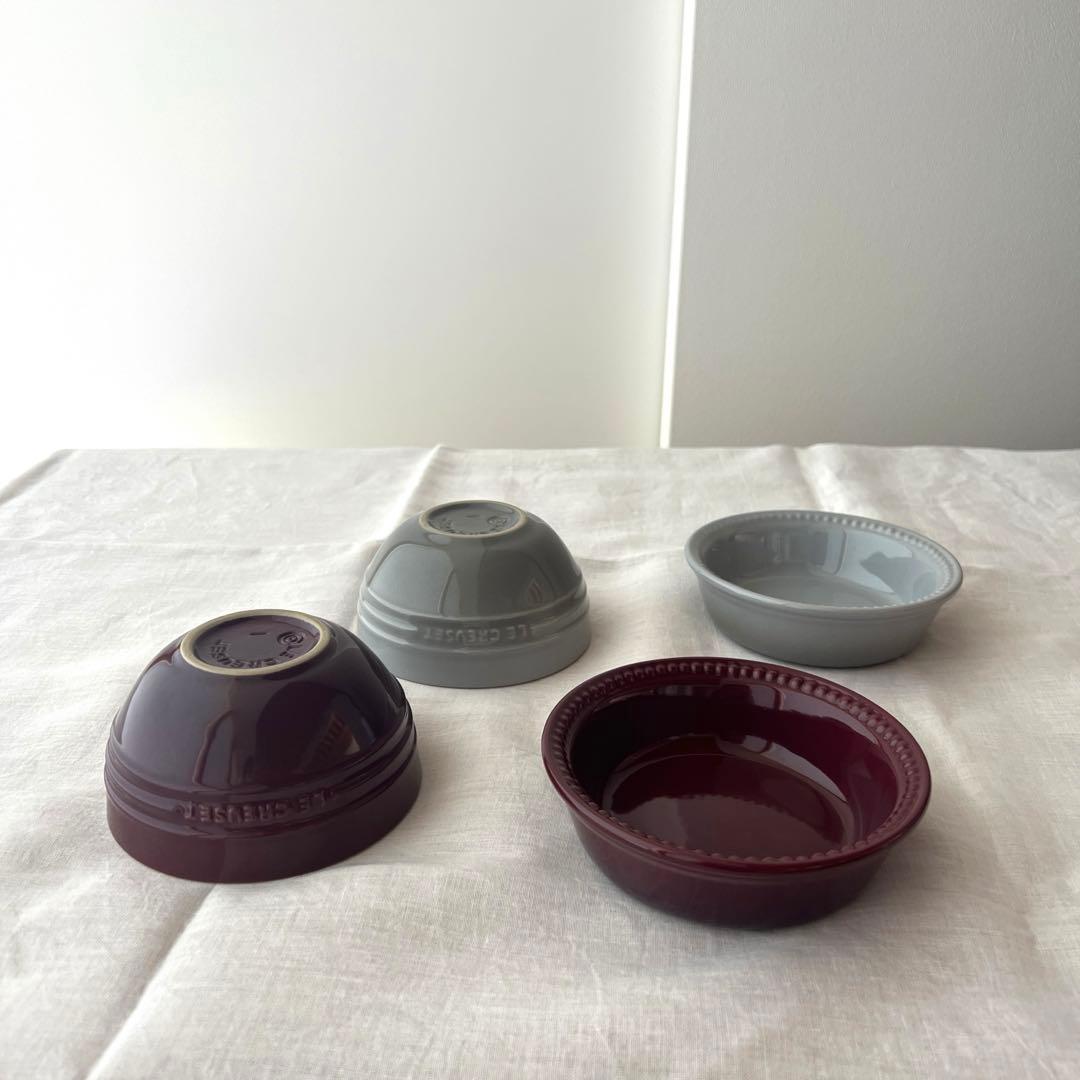 ル・クルーゼ　ライスボウルS パイディッシュ　ミストグレー　ビーツ　茶碗ボウル