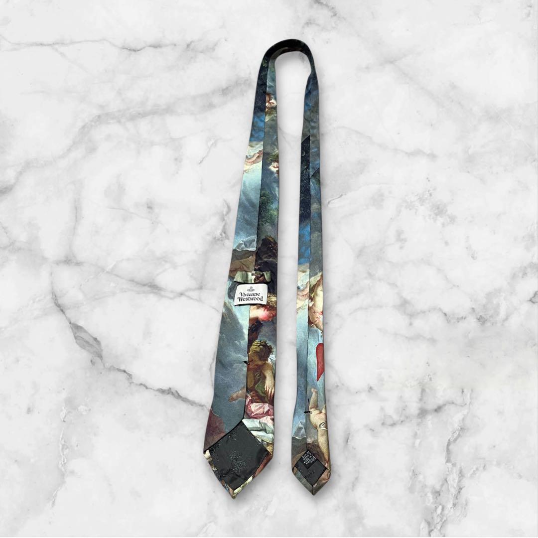 vivienne ヴィヴィアン　ネクタイ　オーブ　地球　エンジェル　光沢