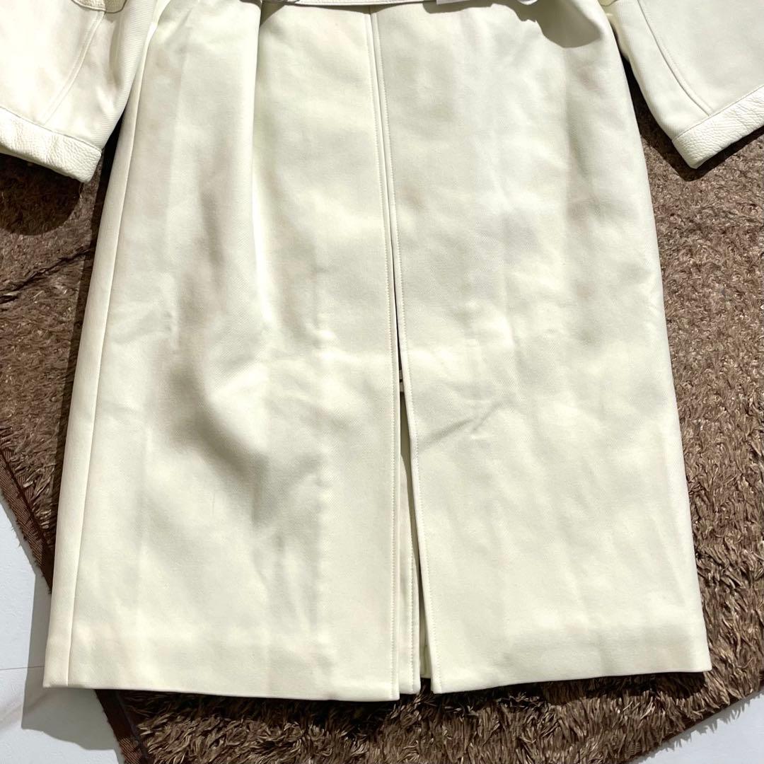 現行 タグ付き✨ エルメス HERMES トレンチコート ディアスキン カシミヤ