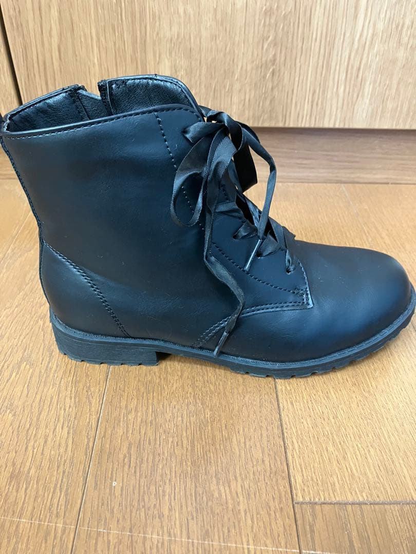 Catharine Cottage 八重桜薄青上着×桃色袴　120 ブーツ付