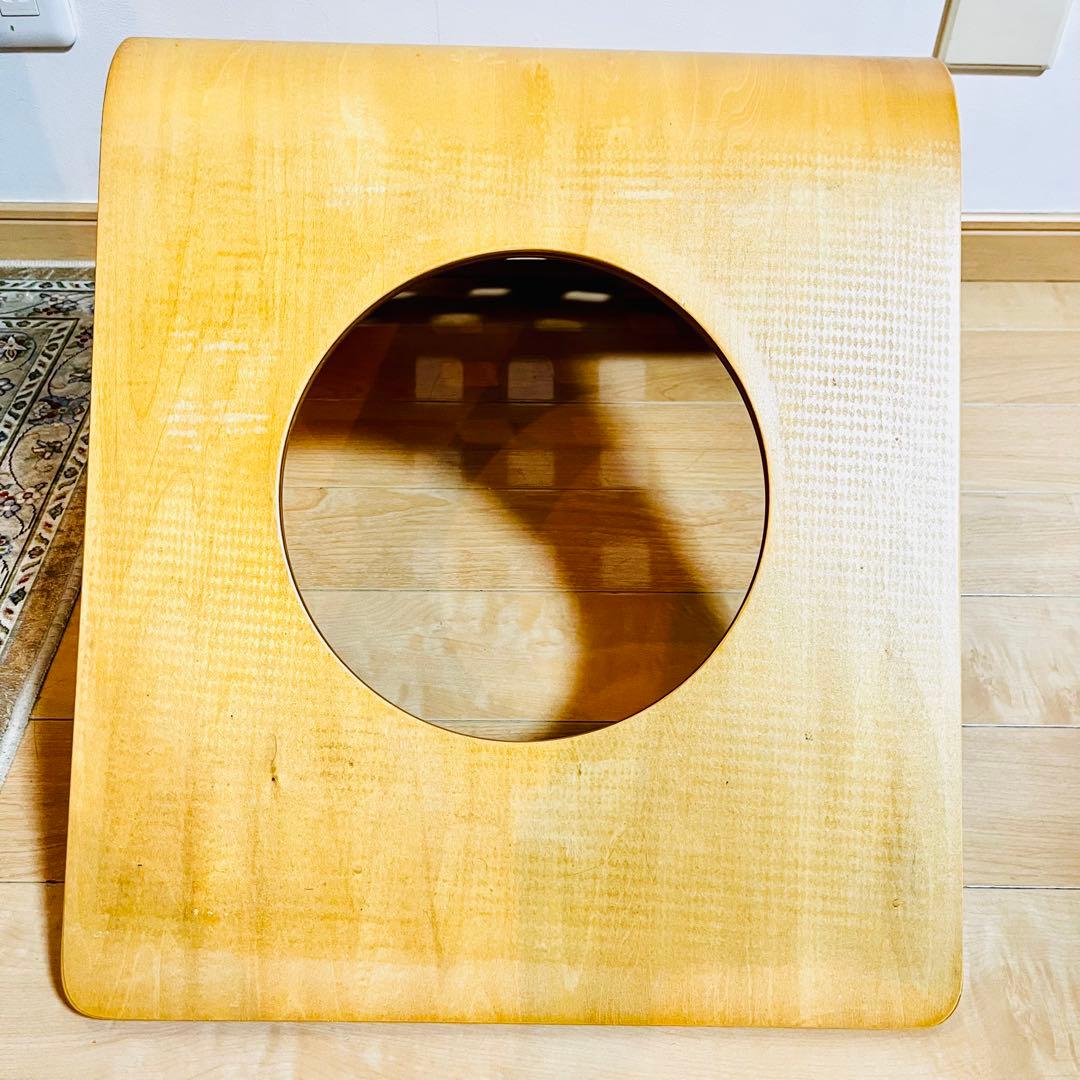 【極美品】 座椅子4つセット 昭和レトロ 木製 ベージュ 和風 旅館 レトロ