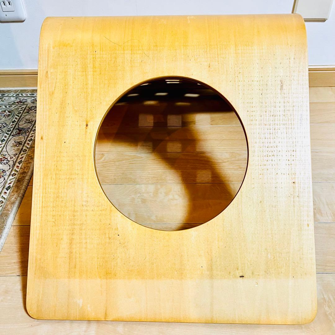 【極美品】 座椅子4つセット 昭和レトロ 木製 ベージュ 和風 旅館 レトロ