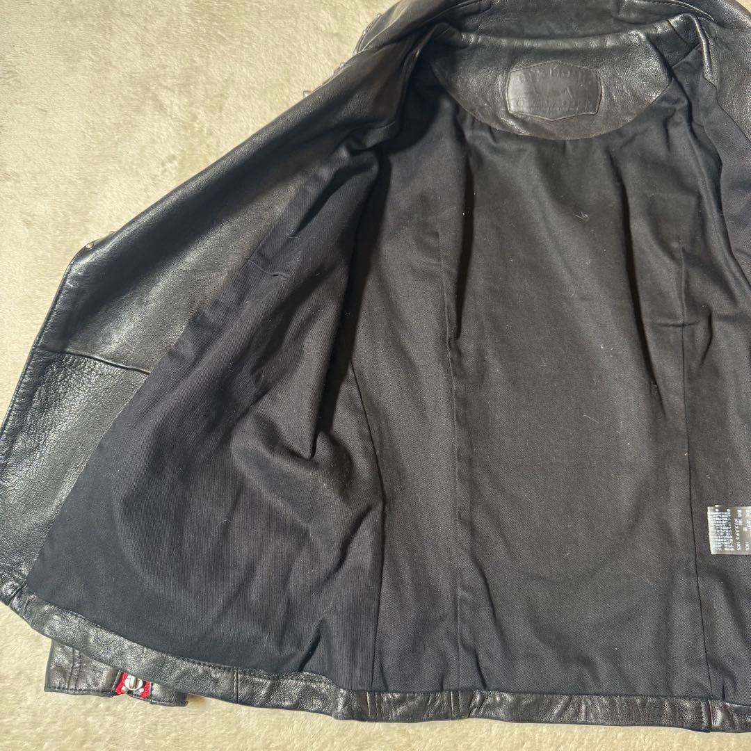 ★希少★ ヒステリックグラマー　ダブルライダース　カスタム　ワッペン　ラムレザー