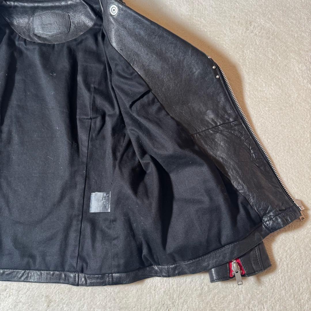 ★希少★ ヒステリックグラマー　ダブルライダース　カスタム　ワッペン　ラムレザー