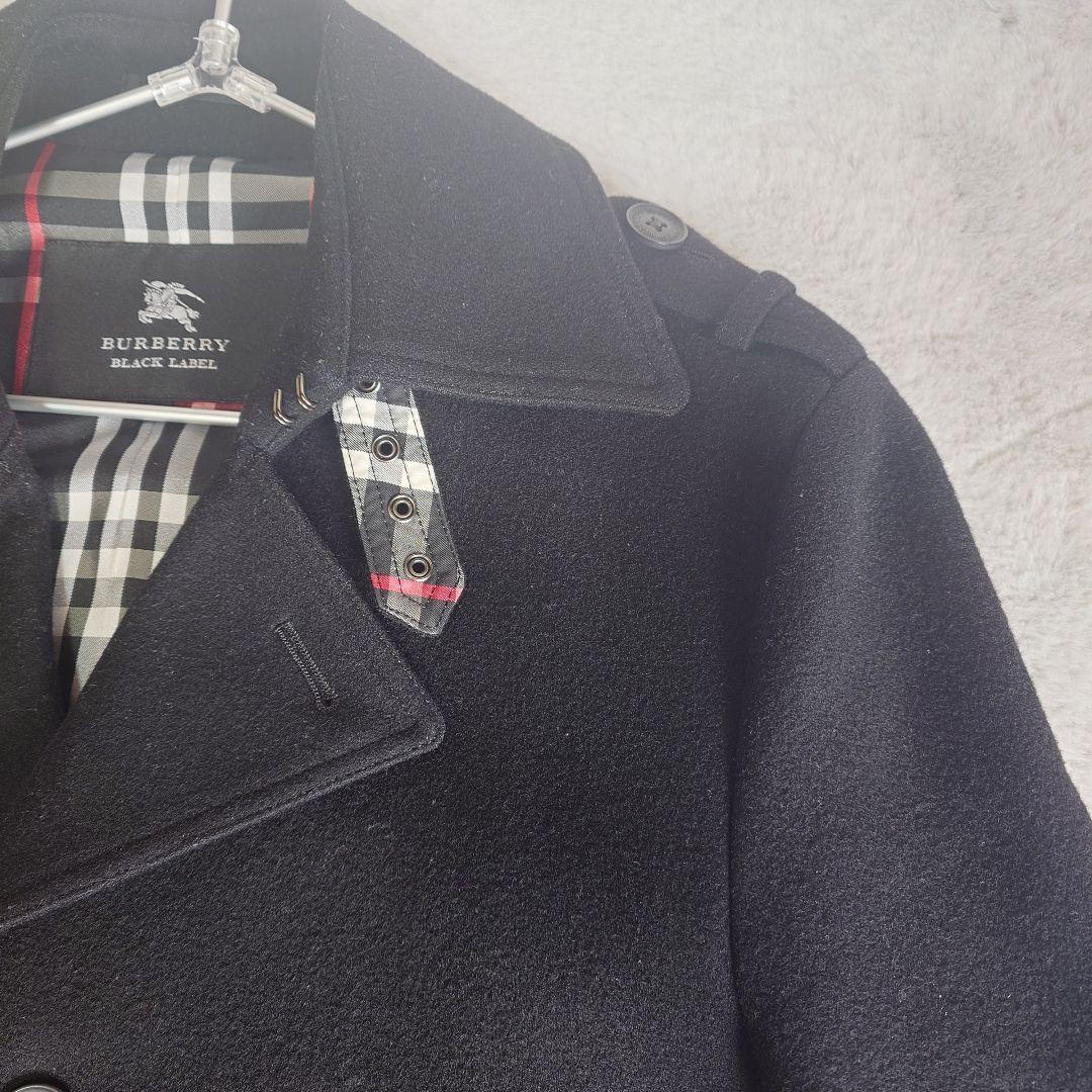 バーバリーブラックレーベル　カシミヤ混　トレンチコート Mサイズ