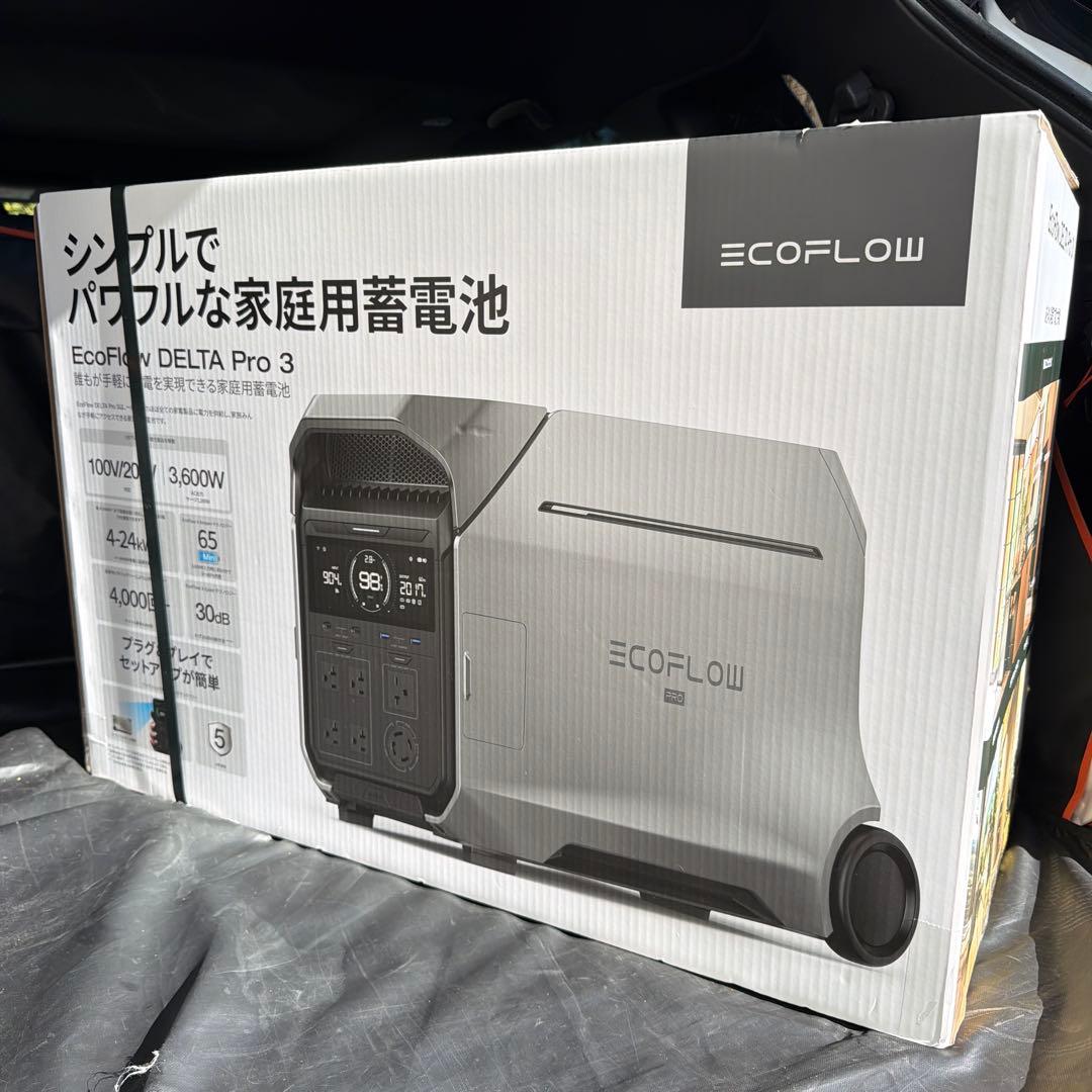 [新品・未開封] EcoFlow DELTA Pro3 エコフロ デルタ プロ3