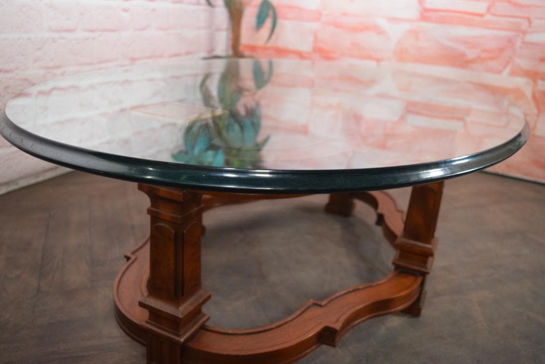 DREXELHERITAGEドレクセルヘリテイジ フランチェスカ ガラステーブル