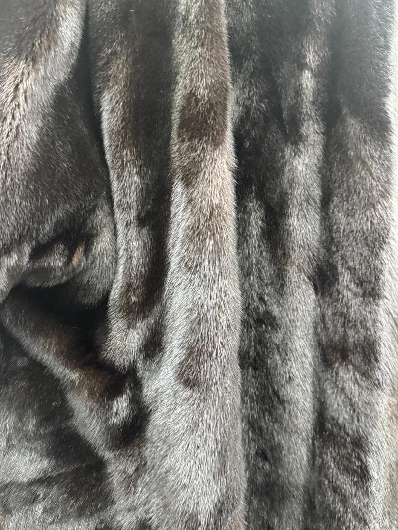 セリーヌ CELINE 毛皮コート こげ茶 ミンク レディース