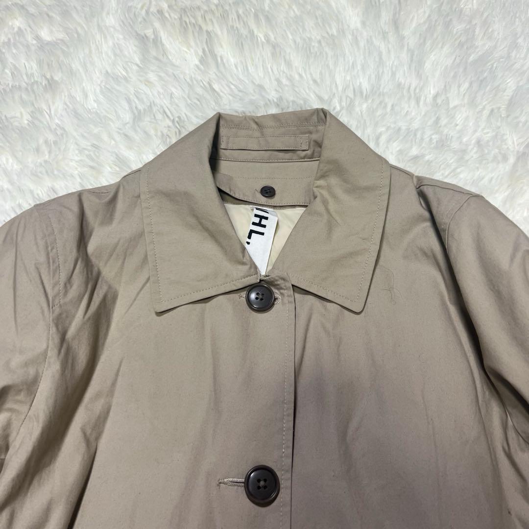 MHL. ダウンライナー付 ステンカラーコート ベージュ Lマーガレットハウエル