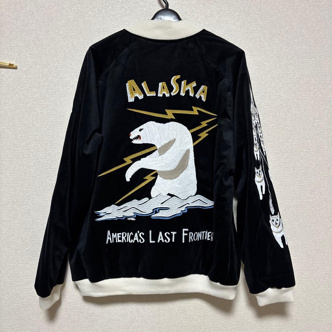 HOUSTON アラスカジャン 51386 ブラック XL