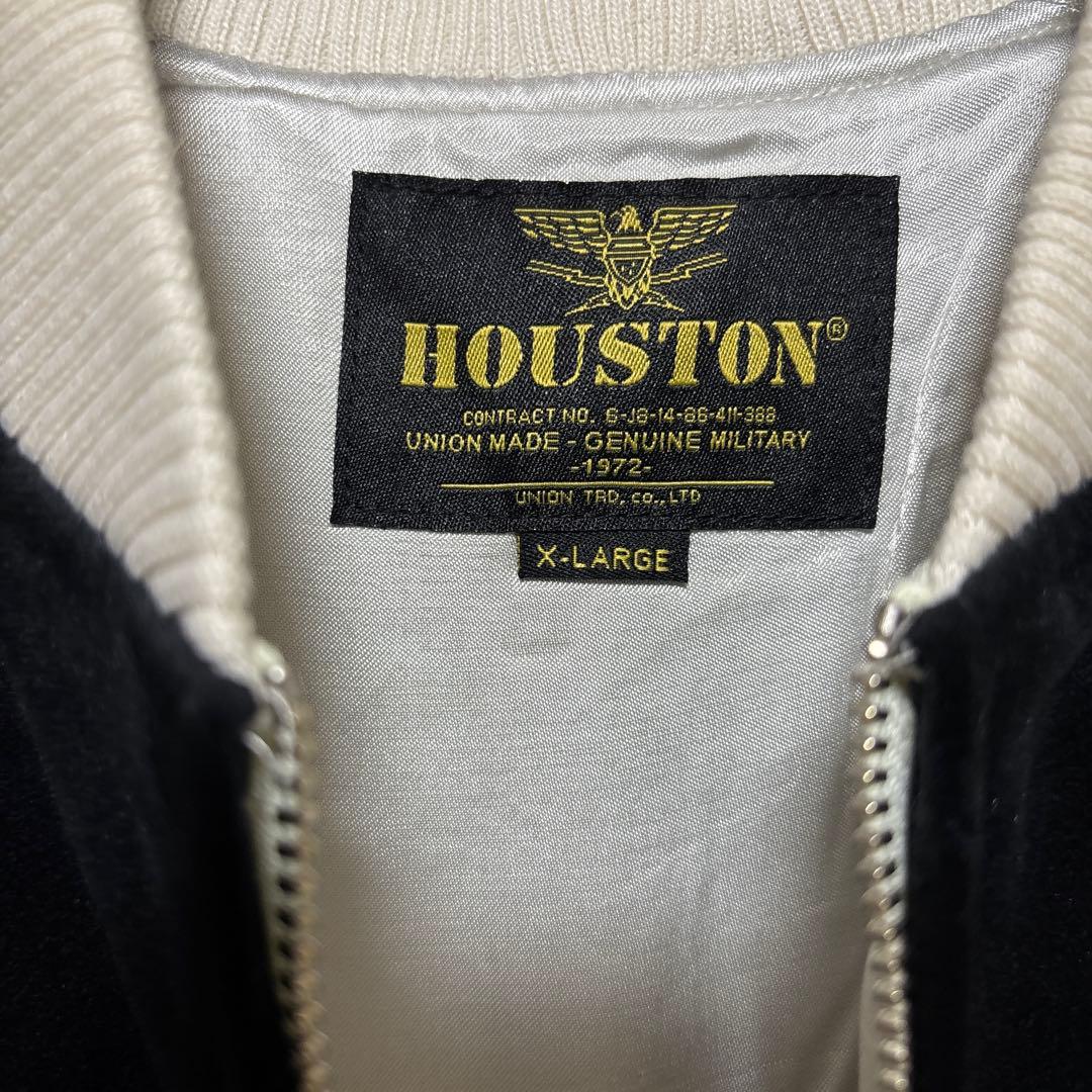 HOUSTON アラスカジャン 51386 ブラック XL