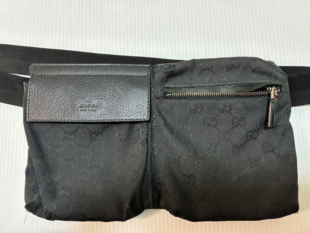 K*K様 GUCCI ウエストポーチ　ボディバッグ　GGキャンバス 28566