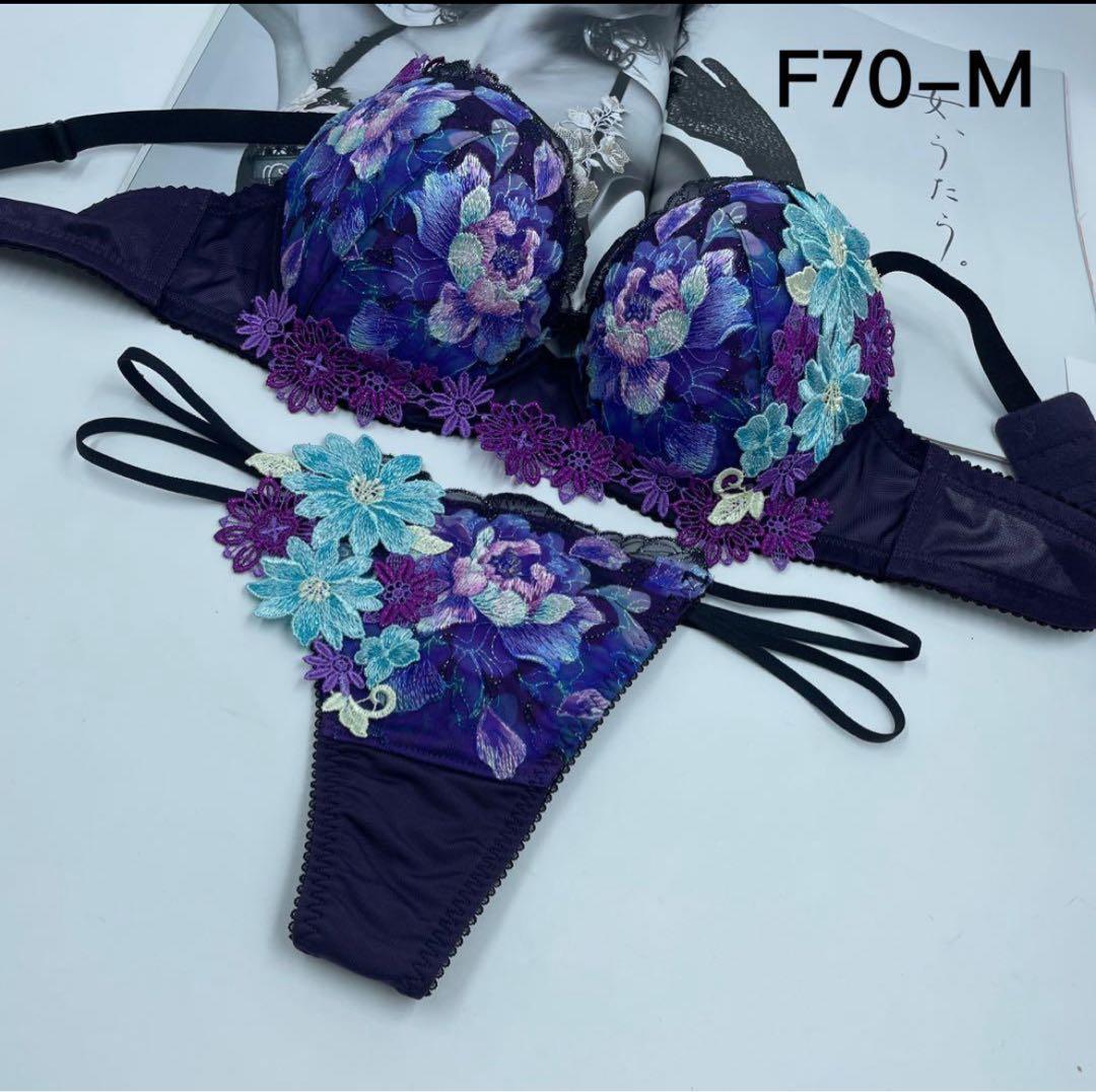 ワコール　サルート　きれいな谷間をつくる　Ｐ−ＵｐプッシュアップタイプF70-M