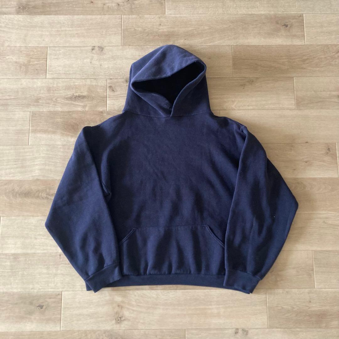70’s Russell Athletic 金タグ パーカー ナス紺 USA製