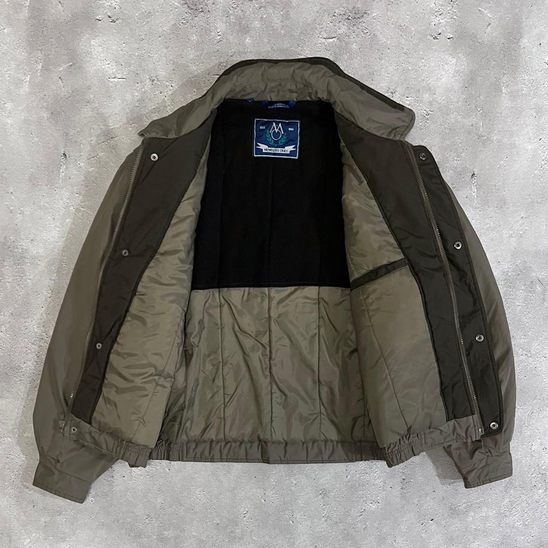 MEMBERS ONLY 中綿入り ブルゾン ミリタリー OLD VINTAGE