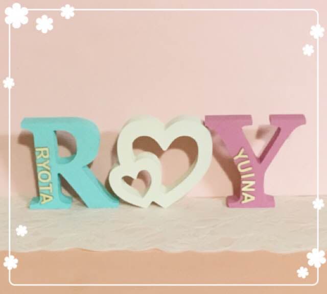 さきんぬ様確認用♡ウエディングバージョン・イニシャルオブジェ