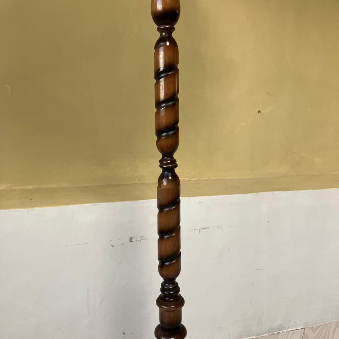 クラシックスタイル 木製フロアランプアンティーク　薔薇　ヴィンテージイケダ製作所