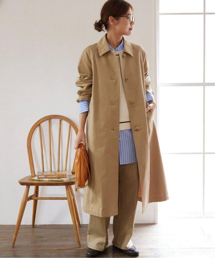 journal standard relume ステンカラーコート ベージュ