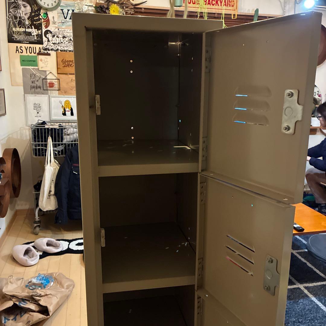 LYON リオンロッカー4段　パシフィックファニチャー2個セット販売