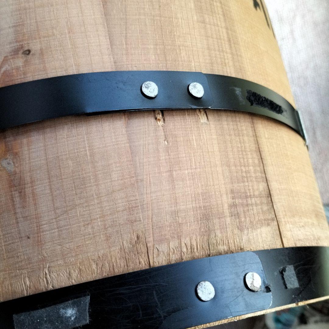 国産中樽　インテリア樽　カフェテーブル　鉢カバーにも。