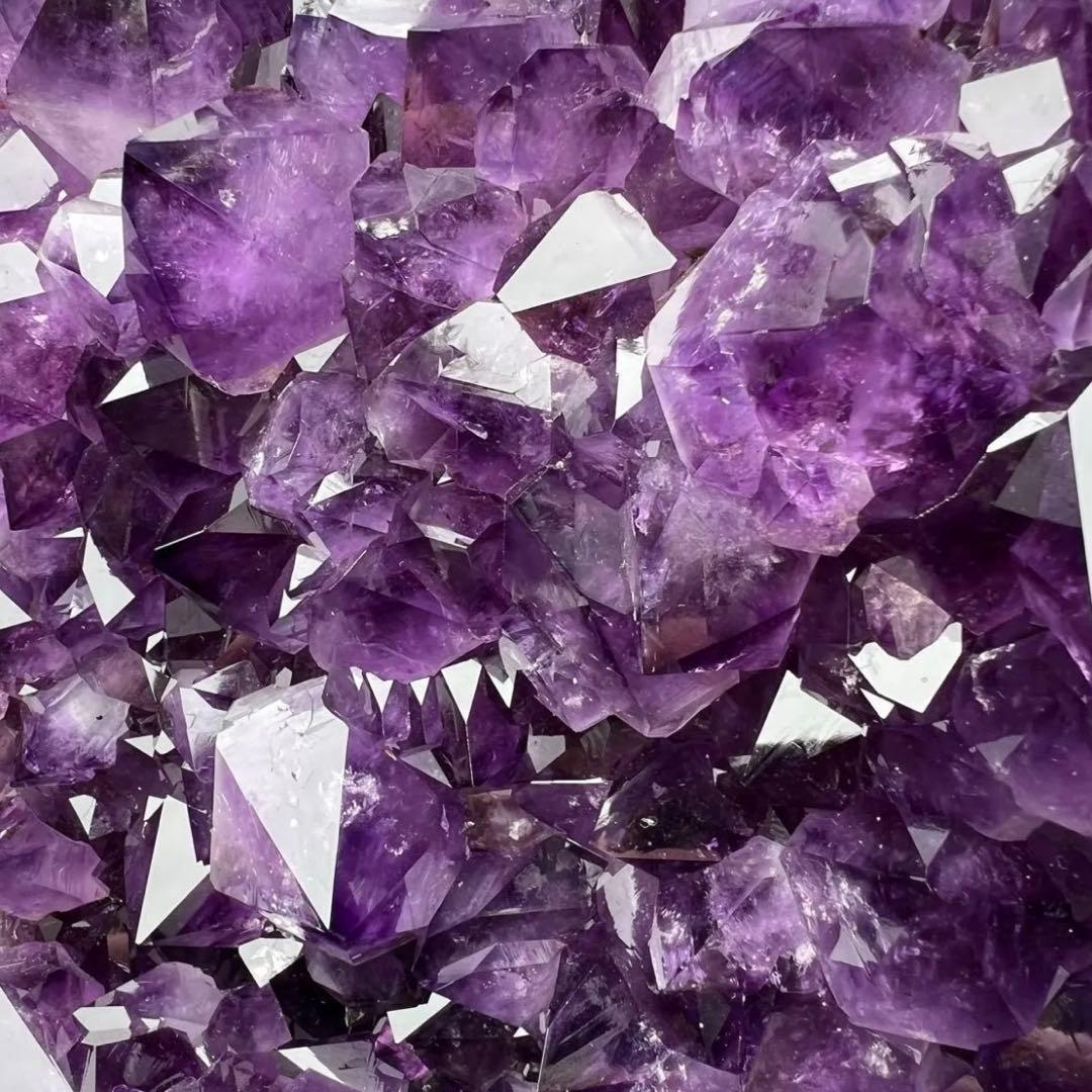 ✳️専用☆極上の発色放つ☆絢爛華麗なる極大美濃紫結晶☆アメジストクラスター 天然石