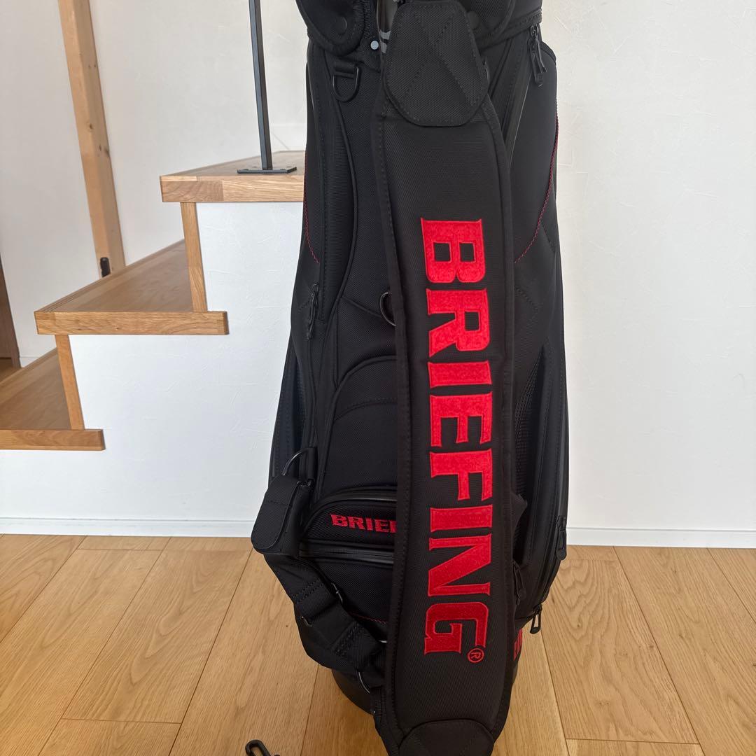 BRIEFING CR-3 #2ゴルフバッグ ブラック アイアンヘッドカバー付き
