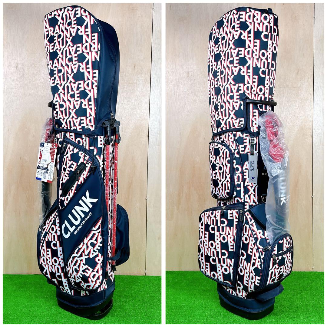 新品未使用 CLUNK キャディバッグ スタンド式 3.3kg 9.0型 軽量