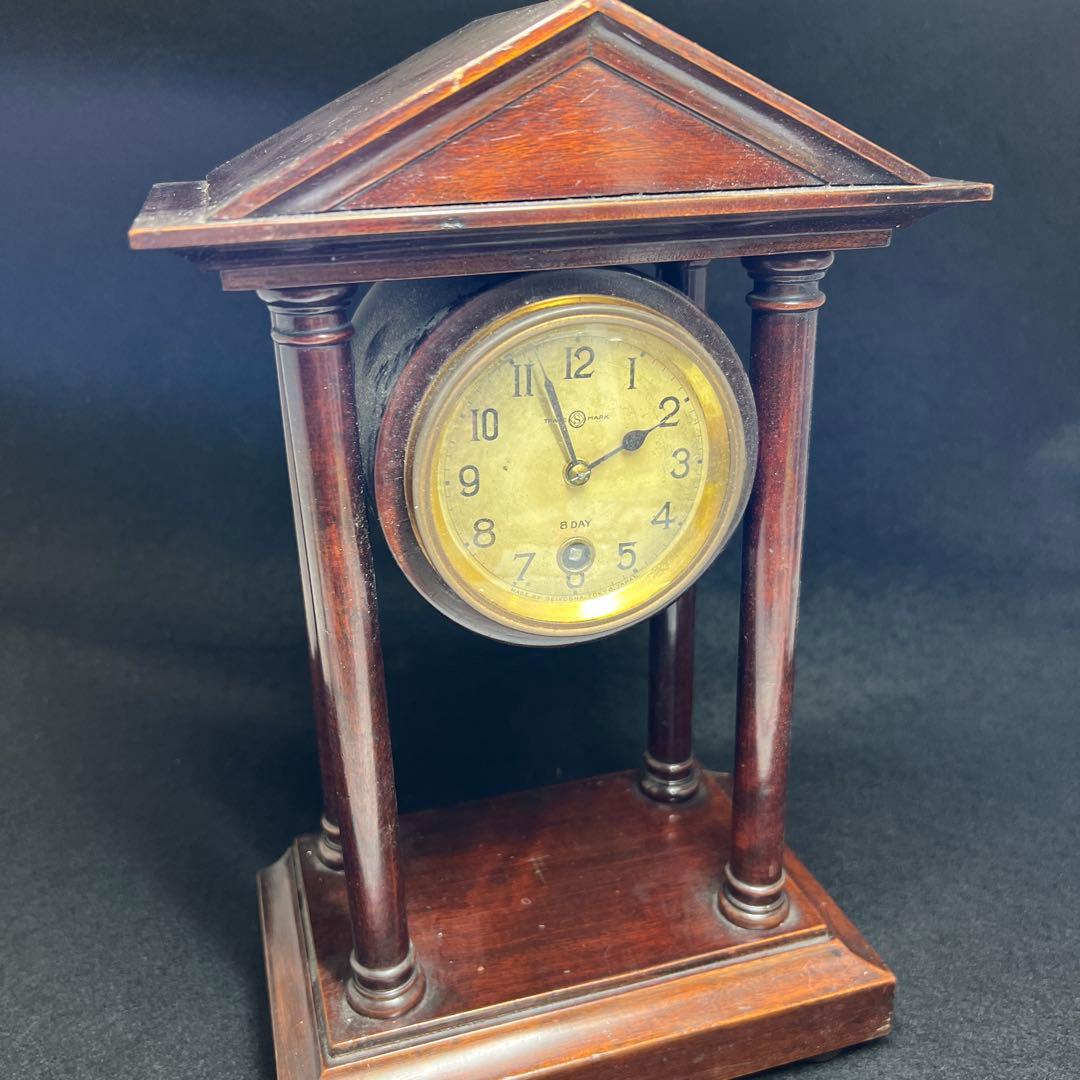精工舎　置時計　高さ約29.5㎝　東Y8-0122④