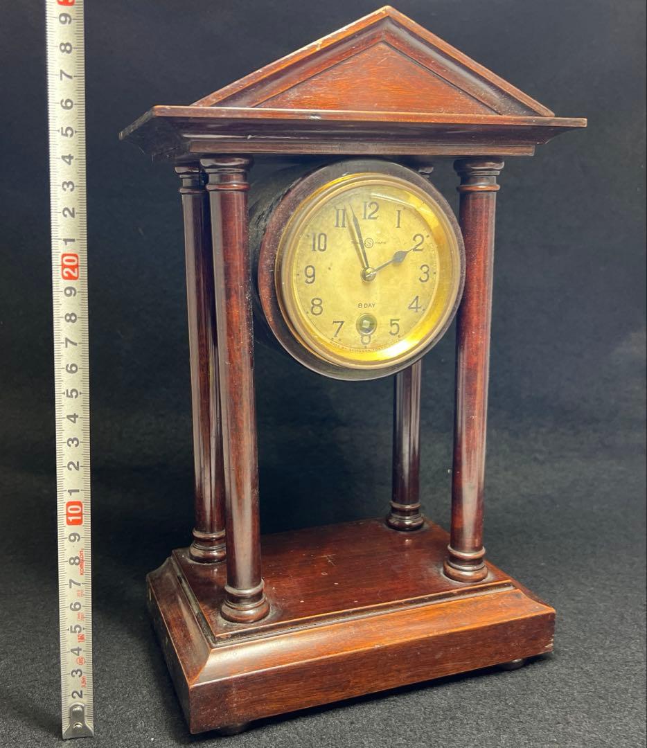 精工舎　置時計　高さ約29.5㎝　東Y8-0122④