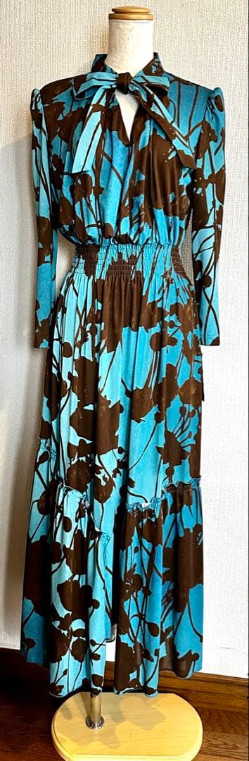 新品未使用 CORCOVADO コルコバード トリコットジャージ ボウタイドレス