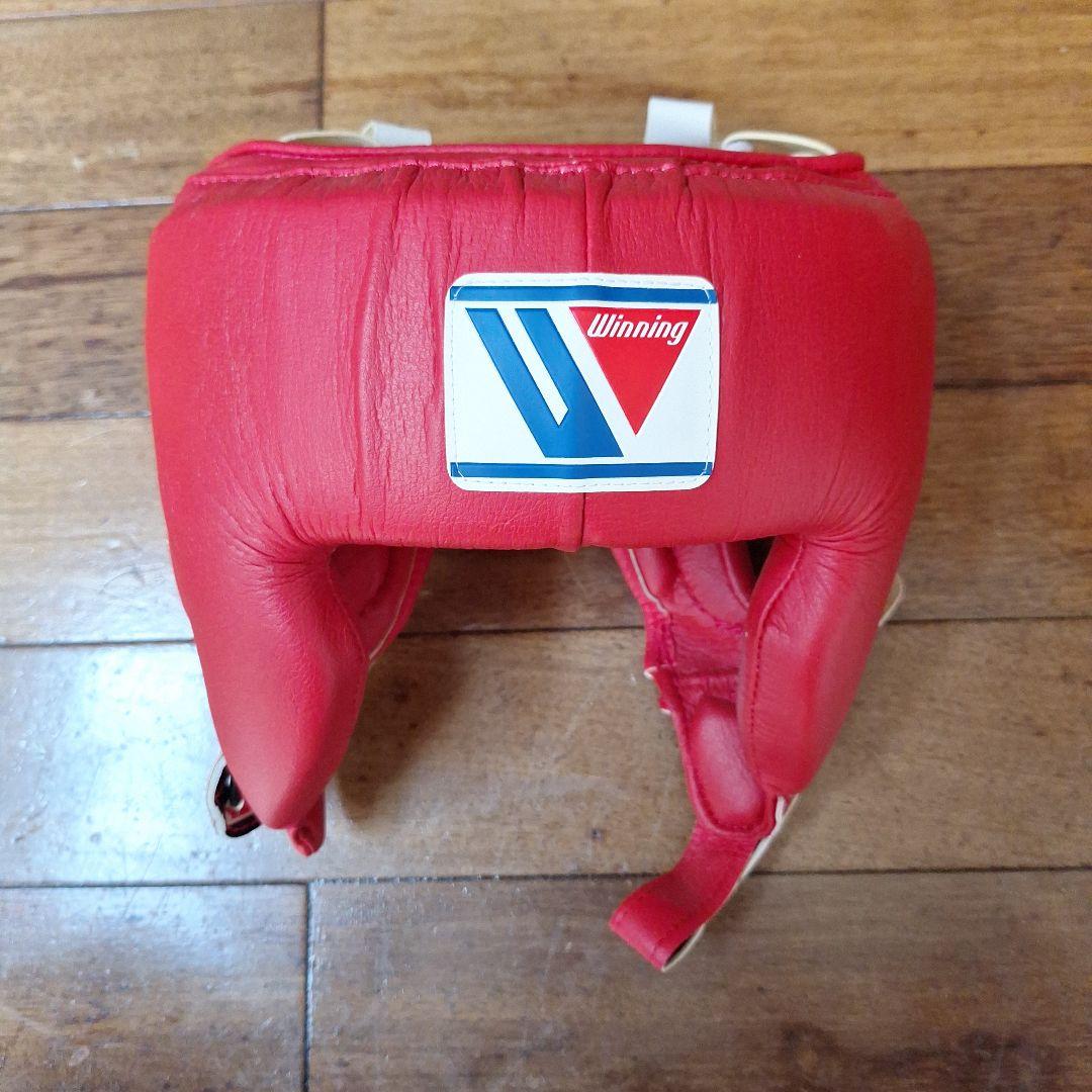 314 Winning ボクシングアマチュア試合用ヘッドギア 2107 赤