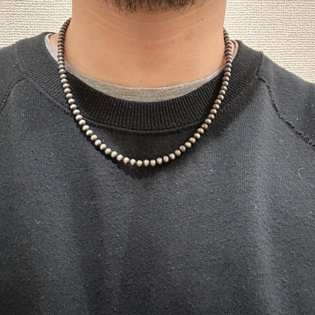navajo pearl ネックレス　丸型