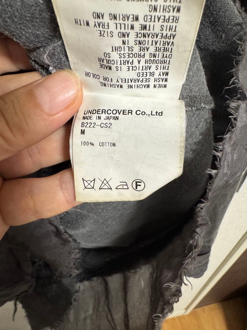 UNDERCOVER SCAB期 長袖スウェット 裾切りっぱなし サイズ:M