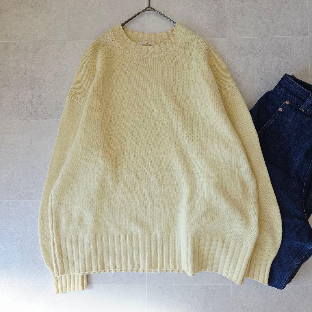 ヤク100% plage Yak Big ふんわりプルオーバーニット 23aw