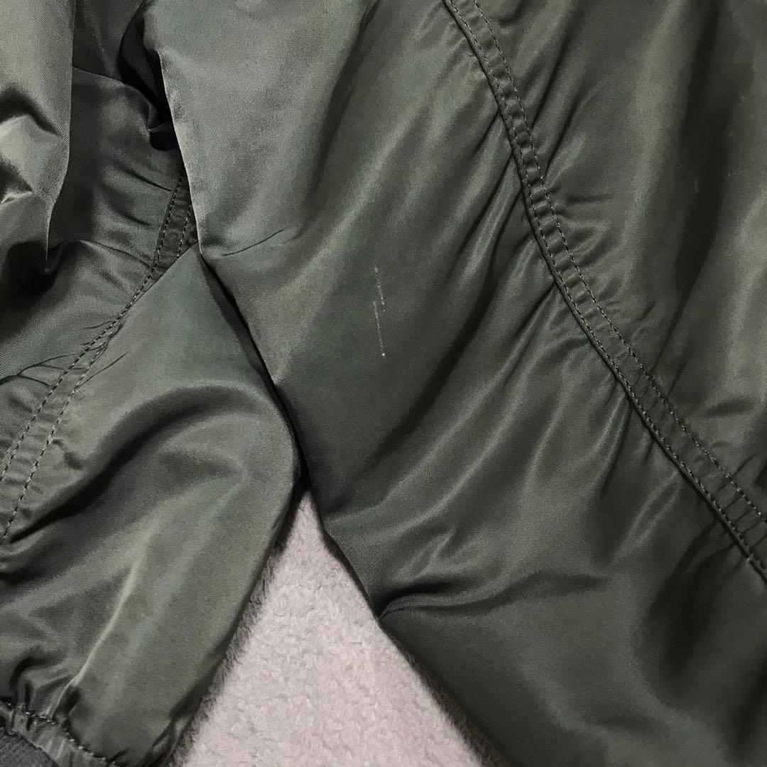 90s ALPHA アルファ　ビンテージフライトジャケット　MA1 USA製　L